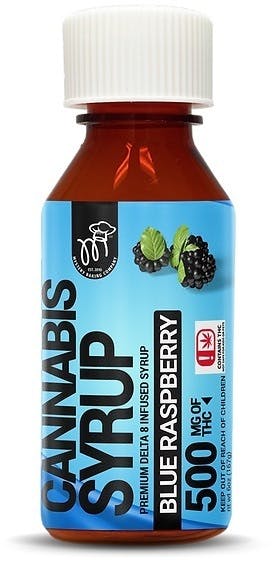 Cannabis 2oz Syrup - Blue Raspberry 500mg - image 1