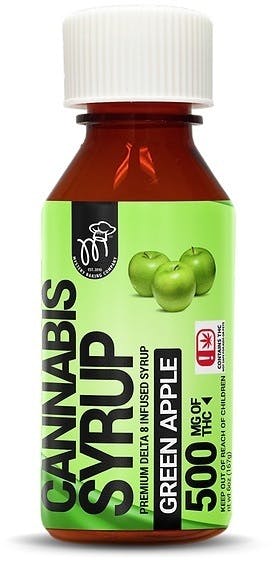 Cannabis 2oz Syrup - Green Apple 500mg - image 1