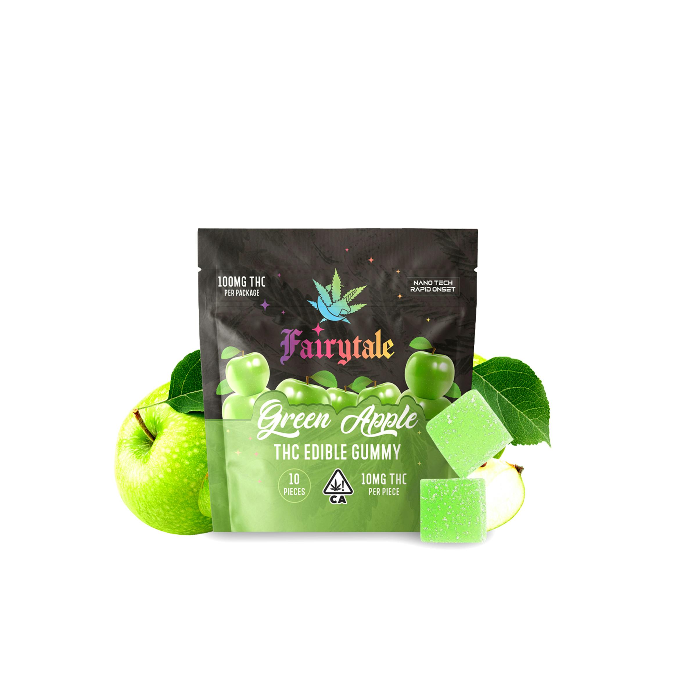 FAIRYTALE EDIBLES | "Green Apple" 100MG Total, 100% VEGAN, NANO THC! - image 1