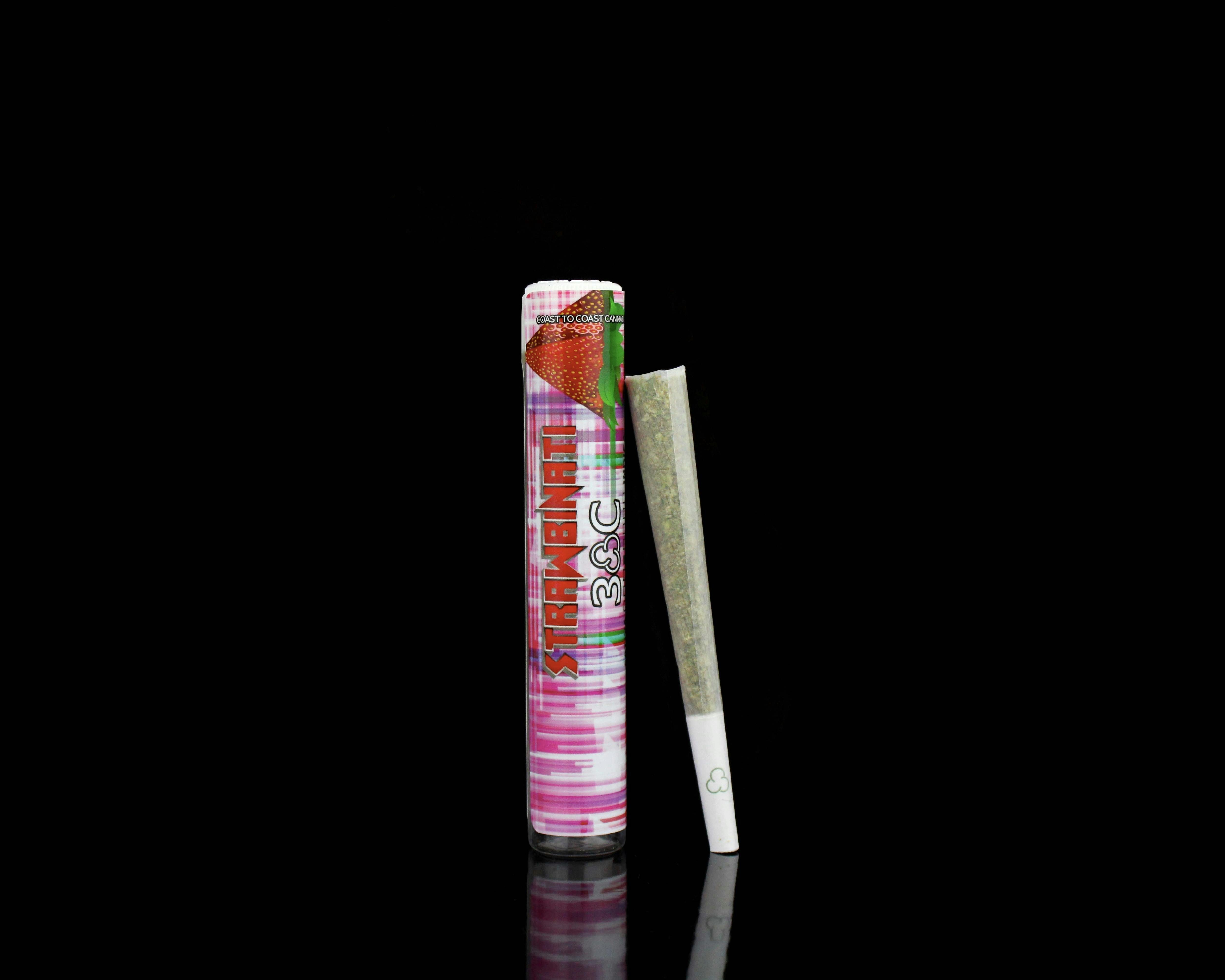 3C | Strawbinati preroll - 1g - image 1