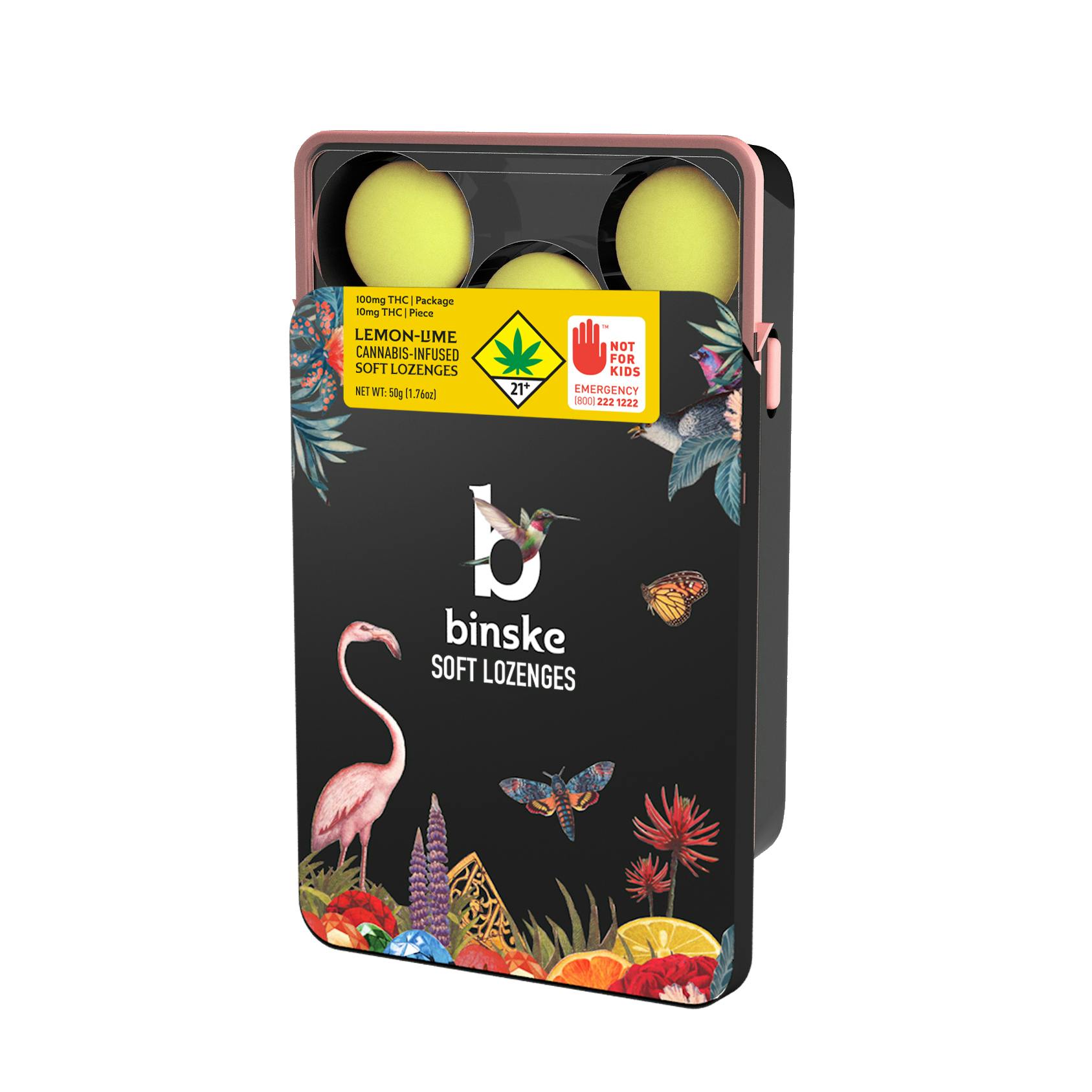 Lemon Lime Soft Lozenges 100mg - image 1