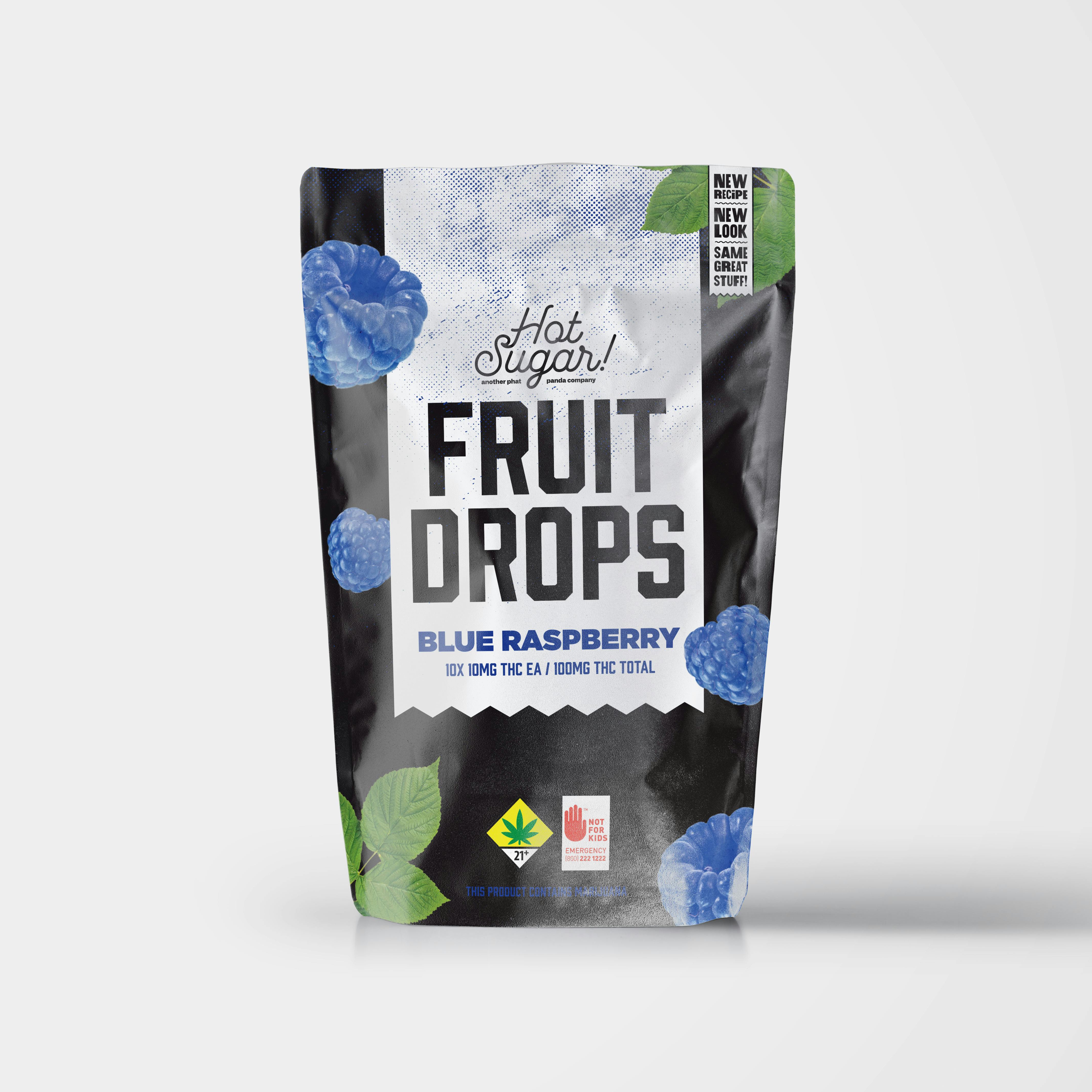 Sativa Live Resin Fruit Drops - Blue Raspberry (100mg) - image 1
