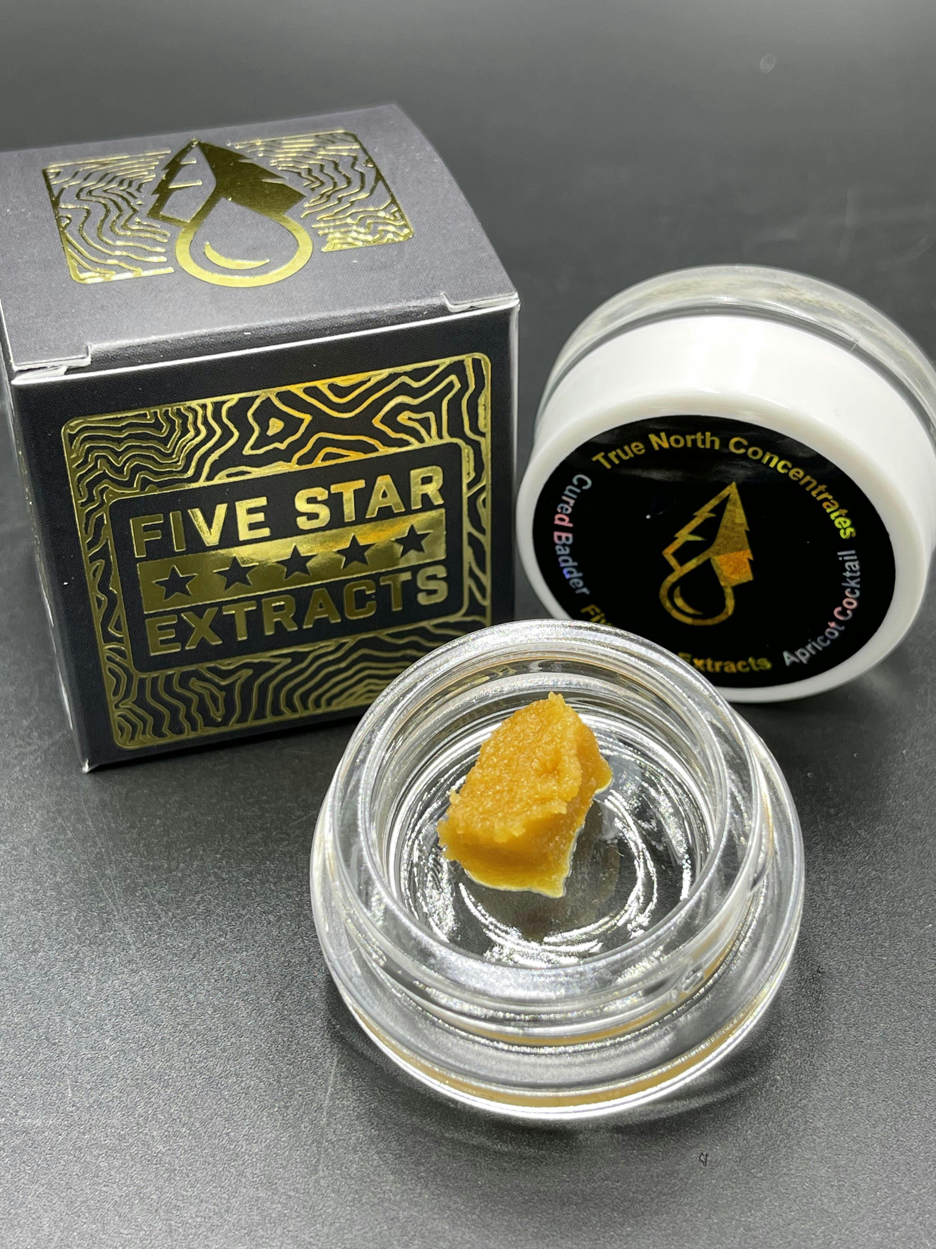 Five Star Extracts: Apricot Cocktail - 1 Gram Cured Badder - image 1