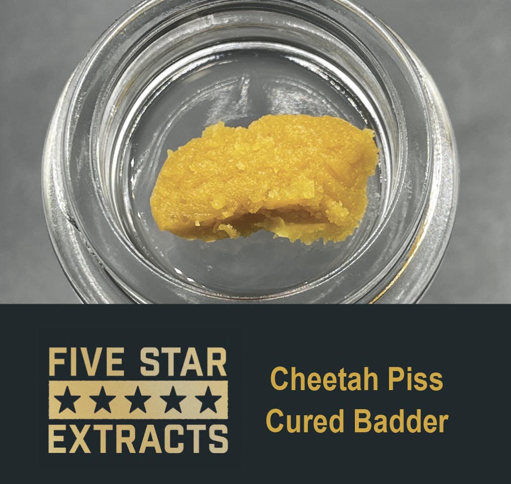 Five Star Extracts: Cheetah Piss - 1 Gram Cured Badder - image 1
