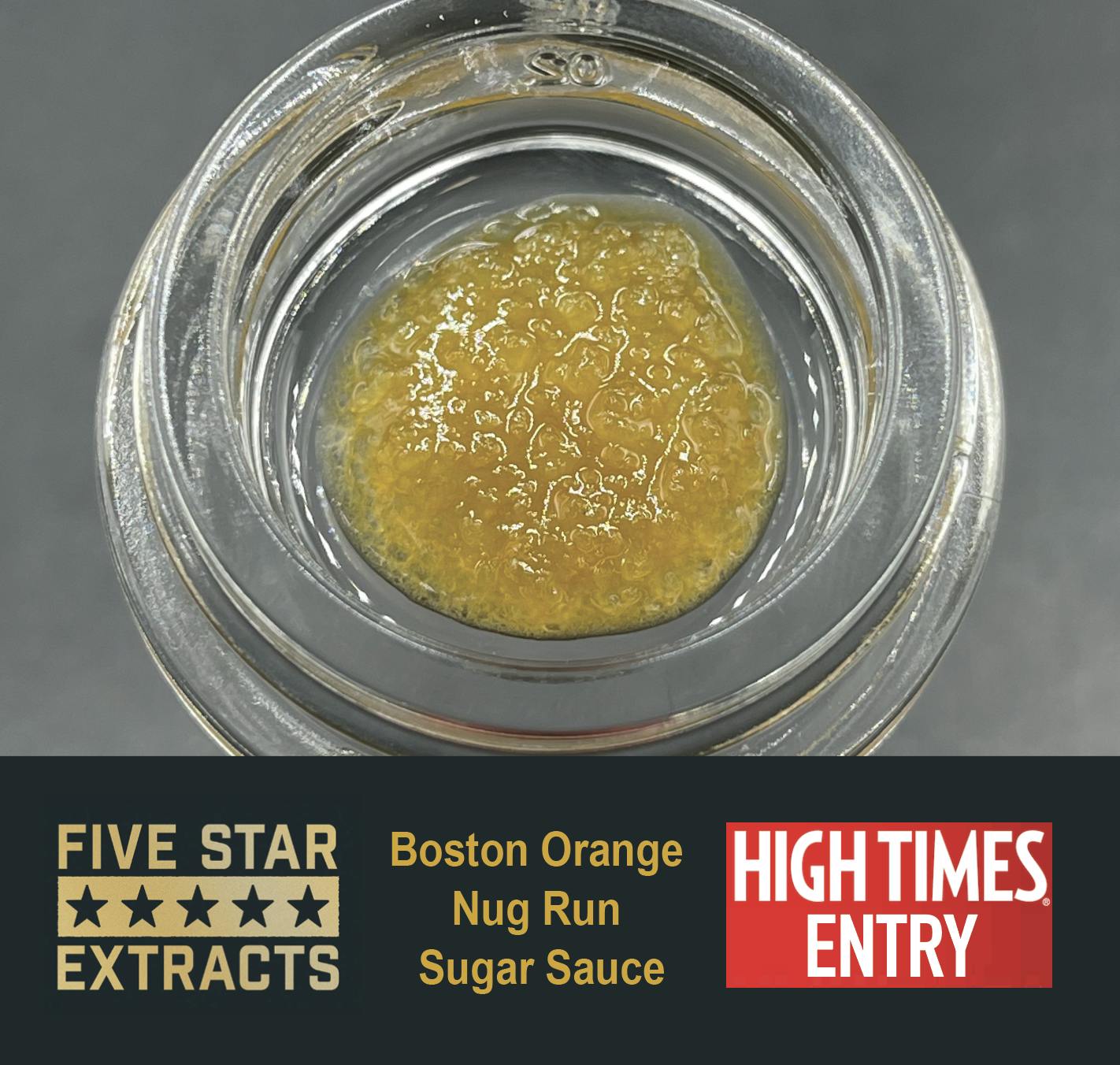 Five Star Extracts: Boston Orange - 1 Gram Nug Run Sugar Sauce - image 1