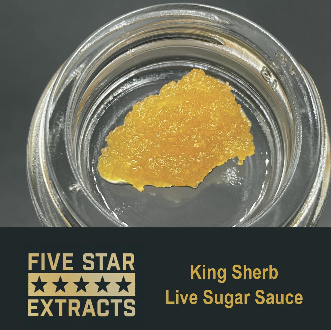 Five Star Extracts: King Sherb - 1 Gram Live Sugar Sauce - image 1