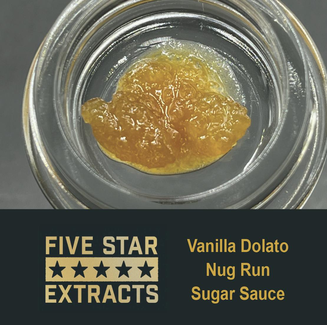 Five Star Extracts: Vanilla Dolato - 1 Gram Nug Run Sugar Sauce - image 1