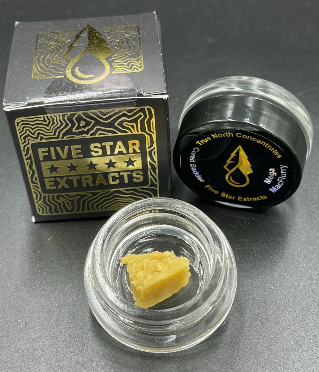 Five Star Extracts: Mega MacFlurry - 1 Gram Cured Badder - image 1