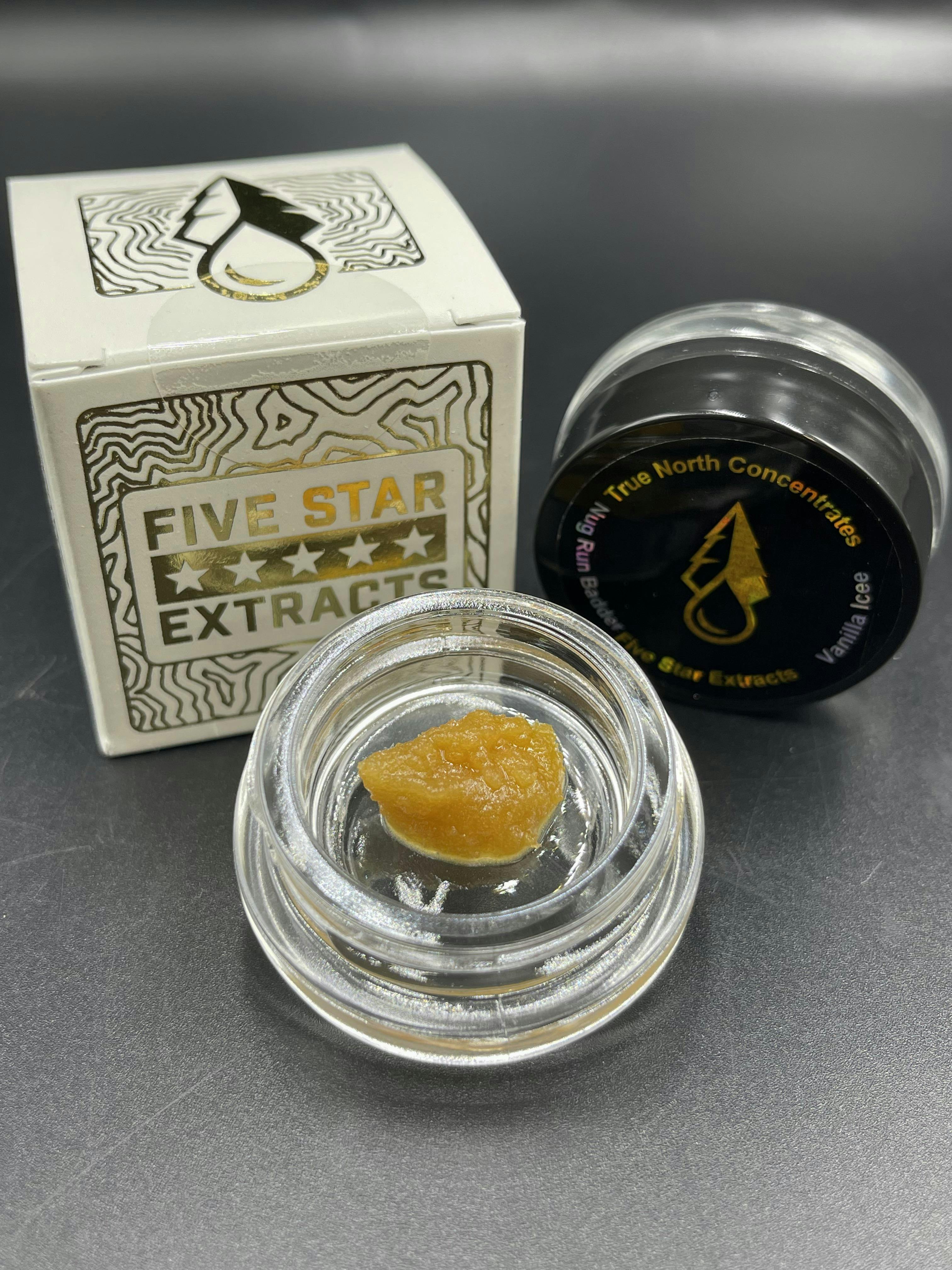 Five Star Extracts: Vanilla Icee - 1 Gram Nug Run Badder - image 1