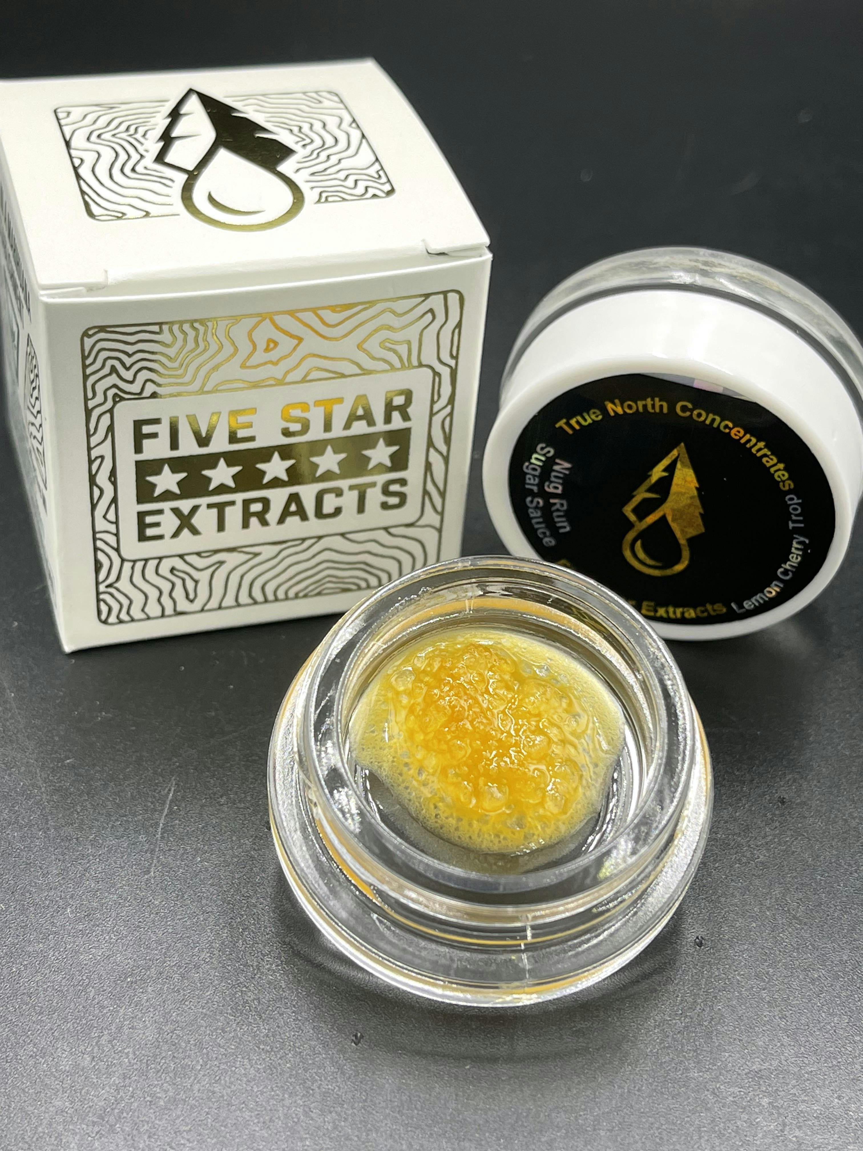 Five Star Extracts: Lemon Cherry Trop - 1 Gram Nug Run Sugar Sauce - image 1