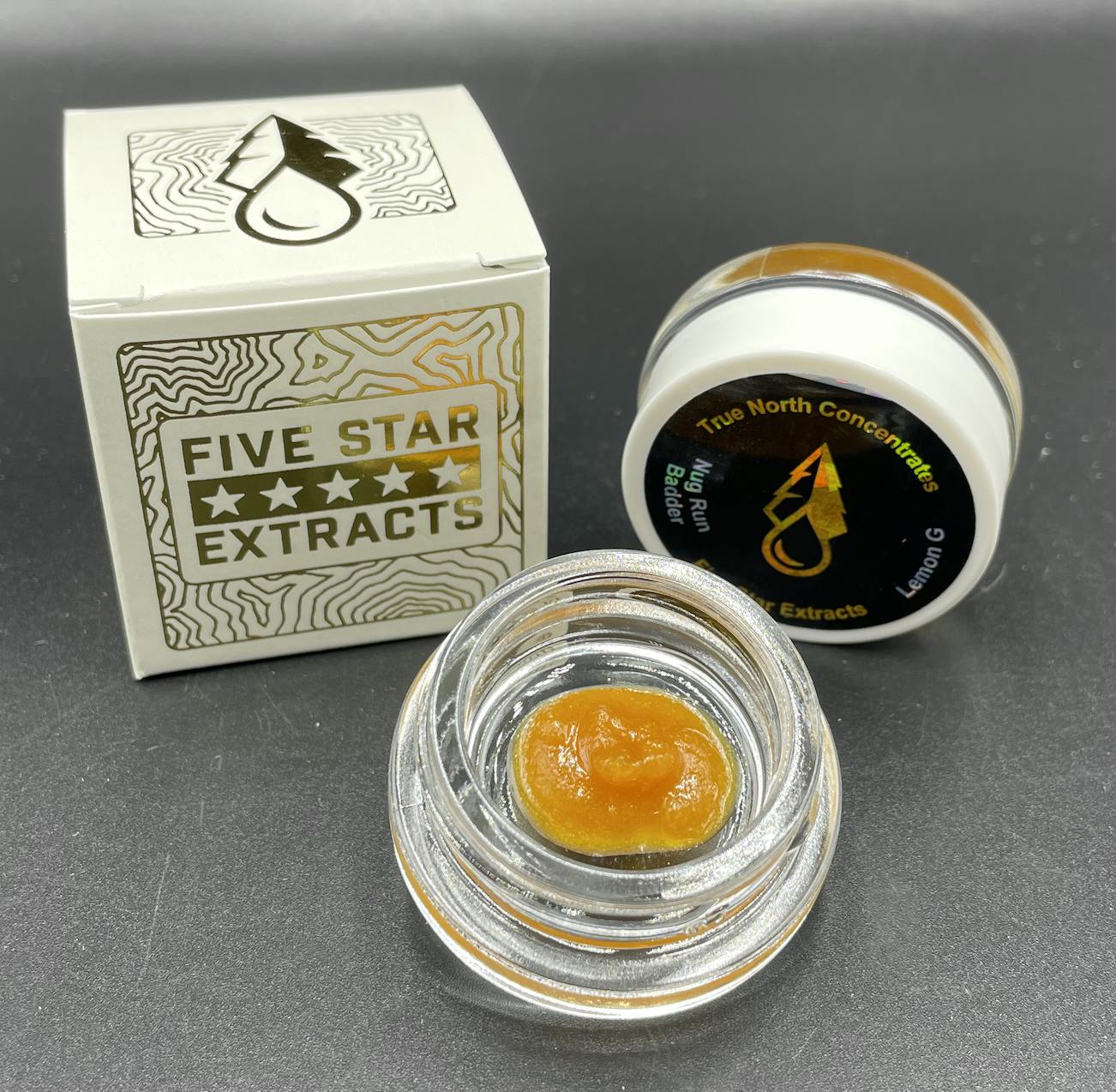 Five Star Extracts: Lemon G - 1 Gram Nug Run Badder - image 1