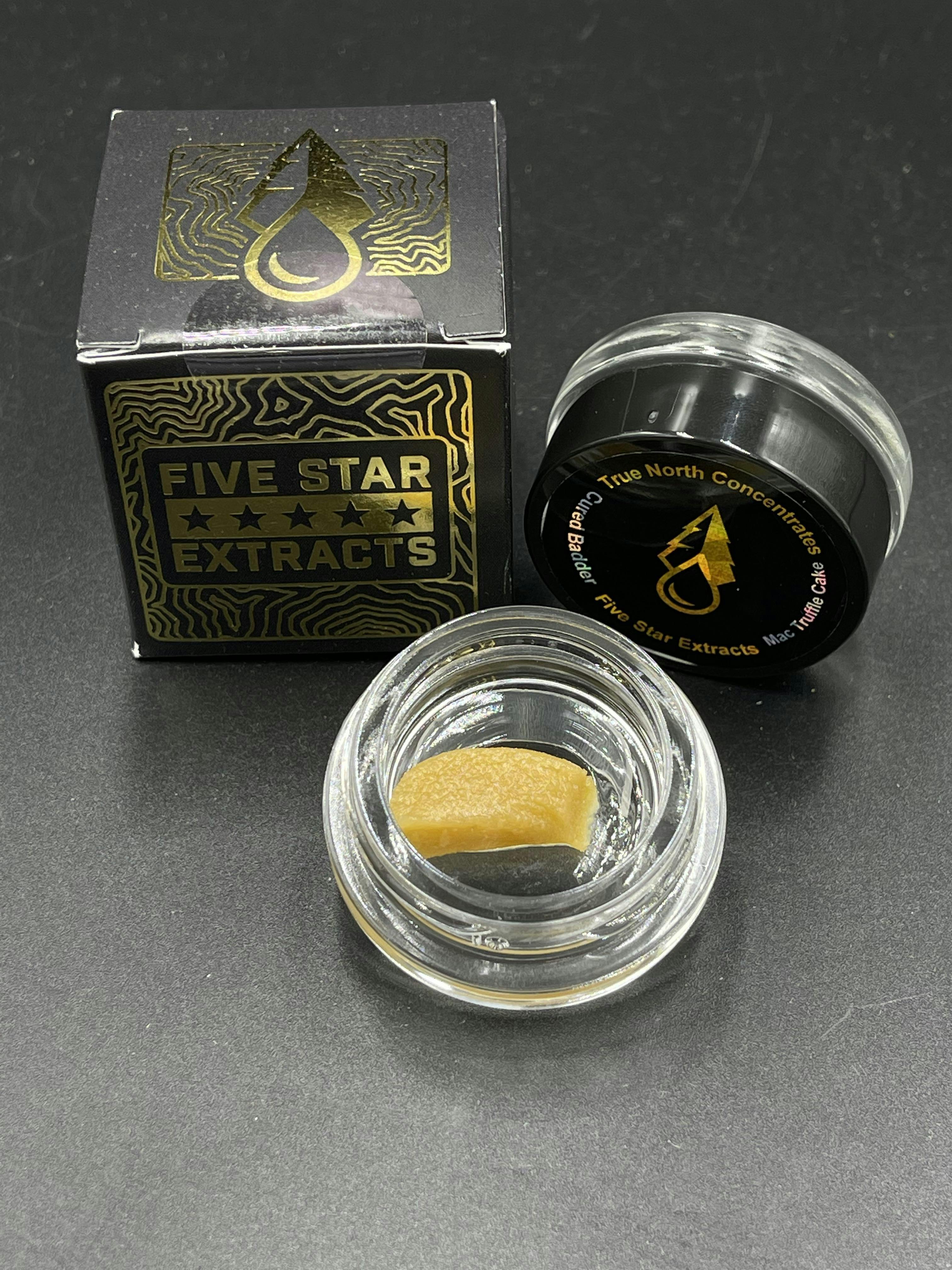 Five Star Extracts: Mac Truffle Cake - 1 Gram Cured Badder - image 1