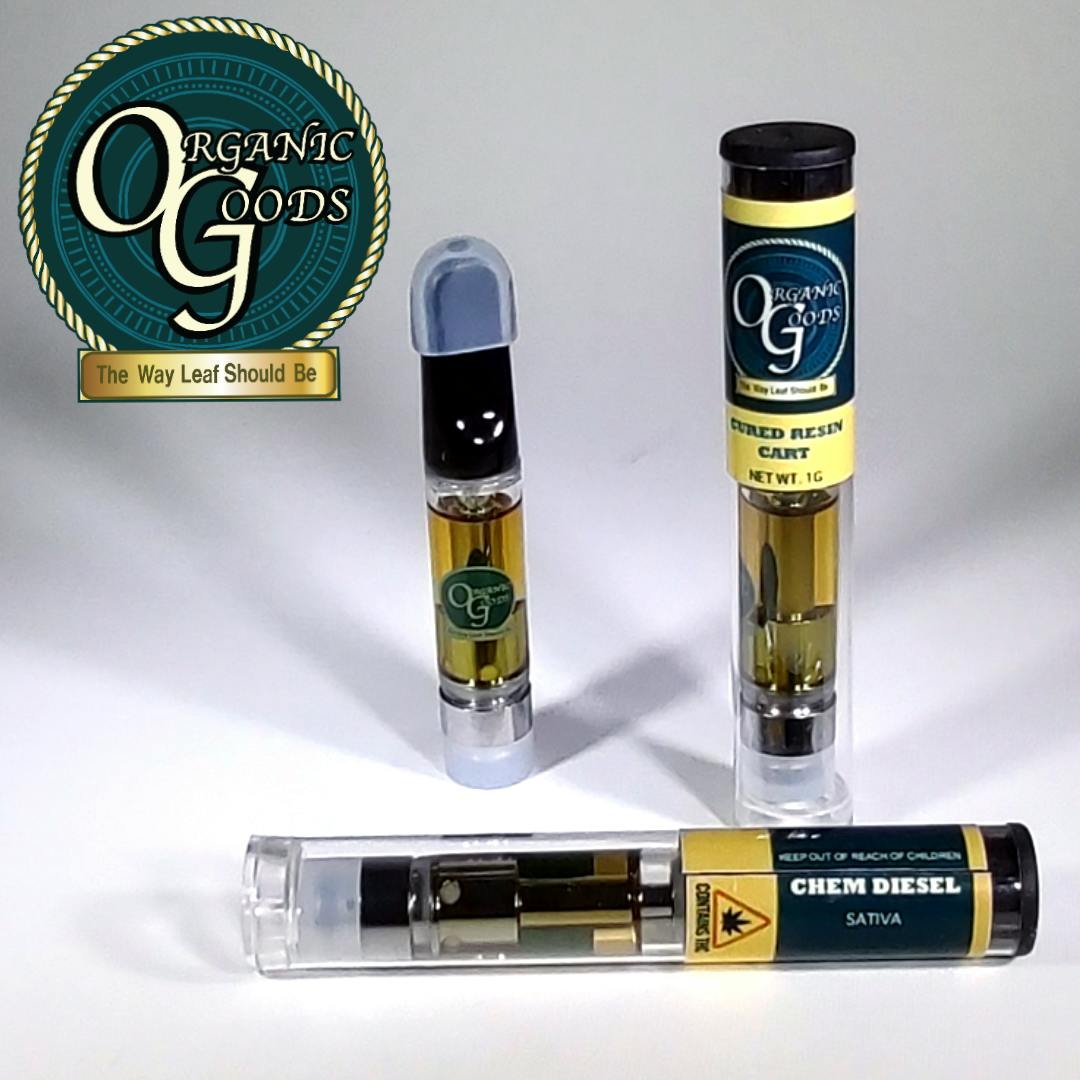Organic Goods Cured Resin Cartridge 1g. Chem Diesel - image 1