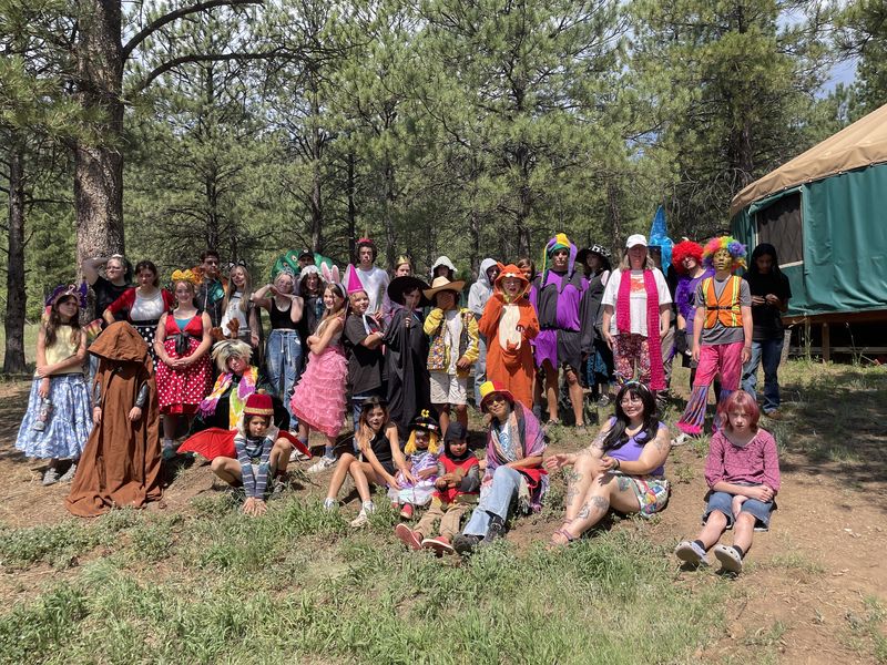 Campers in Costume at Mountain Friends Camp