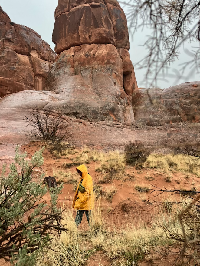 Rai at Arches National Park in Utah