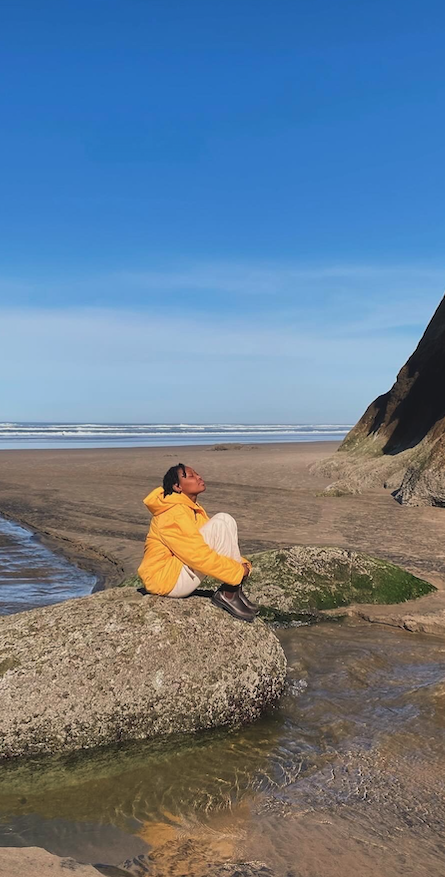 Rai at the Oregon Coast